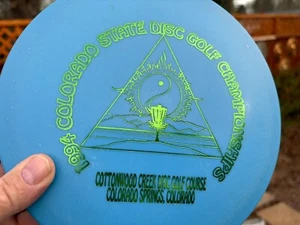 1994 Innova DX  Viper Colorado Cottonwood New Blue Disc Golf PFN Collector #3743 - Picture 1 of 21