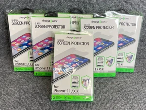Chargeworx iPhone 11/XR Glass π± 6x Screen Protectors - Tempered Premium - Picture 1 of 12