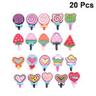  20 Pcs M Phone Case Decoration Candy Accessories Mobile Shell Material