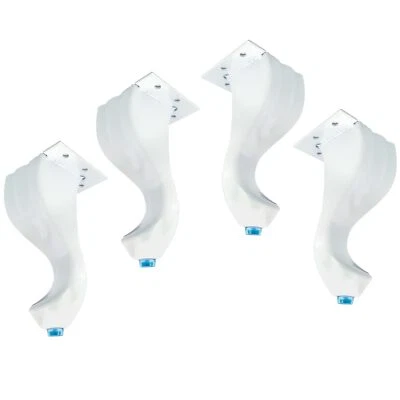 4Pcs Elegant S-Shape Metal Sofa Legs Furniture Legs Table Feet Cabinet Suppor... - Image 1 of 4