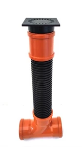 Drainageschacht Revisionsschacht Abwasserschacht DN110/110 KG Rohr Spülschacht - Bild 1 von 1