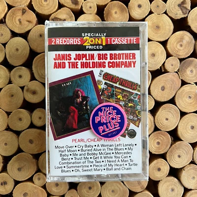 Janis Joplin - Pearl / Cheap Thrills 2-on-1 Cassette Tape CGT 38219 NEW SEALED - Image 1 of 3