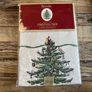 Spode Christmas Tree Tablecloth 60 x 104" New - Picture 1 of 2