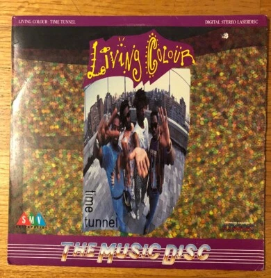 LIVING COLOUR "Time Tunnel" USA Laserdisc of 1991 film 58min SMV Enterprises - Image 1 of 2