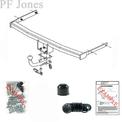 Barra de reboque PCT para Seat Altea MPV (5P) 2004-2016 - Barra de reboque pescoço de cisne - Imagem 1 de 3