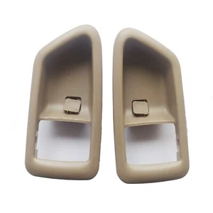Fit 97-01 Toyota Camry Inside Beige Front Rear Left Right Door Handle Cover 2Pcs - Picture 1 of 5