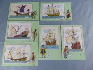 TINTIN collection lot 6 VOIR et SAVOIR série 3 MARINE ZEEVAART KUIFJE'S - Foto 1 di 2