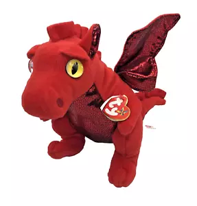 Ty Beanie Buddy FIRE the Dragon Great Wolf Lodge Magiquest exclusivo MWMT 10” - Imagen 1 de 8