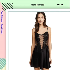 Flora Nikrooz Women's Showstopper Chemise, Black, XS - Picture 1 of 5