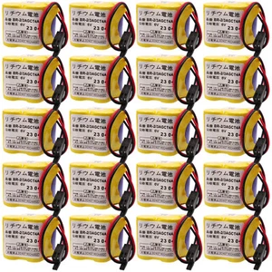 20 Pcs BR-2/3AGCT4A 6V PLC Battery For FANUC A98L-0031-0025 System With Black - Picture 1 of 6