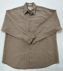Natural Issue Men's Long Sleeve Button Up Dress Shirt With Micro Touch Sz: L - Picture 1 of 10