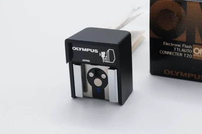 Conector automático Olympus OM Flash electrónico TTL T20 de JAPÓN Foto 1 de 4