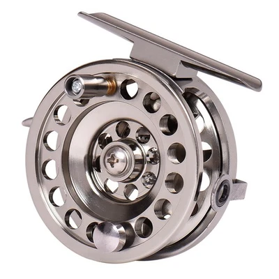 Alluminio in lega di pesca a mosca la pesca a mosca la mano destra argento - Immagine 1 di 4