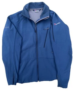 Berghaus Extrem Men’s Soft Shell Blue Full Zip Jacket - Medium - Picture 1 of 24