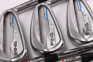 Ping i-Series E1 Irons / 4-PW / Red Dot / Stiff Flex Dynamic Gold S300 Shafts - Picture 1 of 7