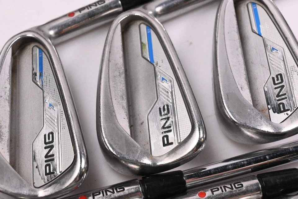 Ping i-Series E1 Irons / 4-PW / Red Dot / Stiff Flex Dynamic Gold S300 Shafts - Image 1 of 4