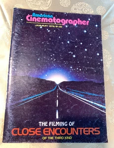 American Cinematographer Magazine January 1978 - CLOSE ENCOUNTERS OF THIRD KIND - Picture 1 of 4
