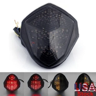 🏍️Integrated LED TailLight Turn Signals Fits Suzuki GSXR 1000 2003-2004 Smoke ⏳ - Image 1 of 4