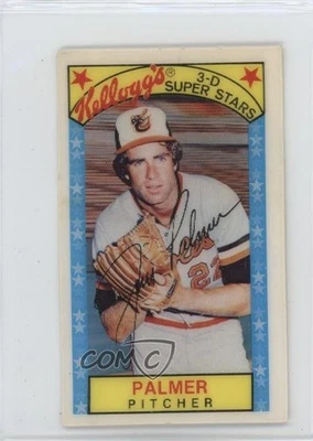 1979 Kellogg's 3-D Super Stars Jim Palmer (Career PCT 649) #5 HOF - Image 1 of 2