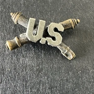 US Army Field Artillery Branch Insignia WWI or WWII also known as Sweetheart Pin - Bild 1 von 5