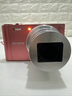 Sony Cybershot DSC-WX350 18.2MP Digital Camera Wifi Sony G 20x Zoom Lens PINK - Image 1 of 4