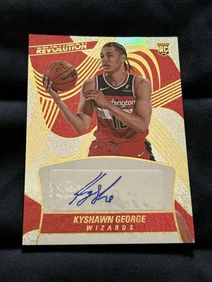 2024-25 Panini Revolution Kyshawn George Signed Autograph Auto Rookie Card RC - Image 1 of 4