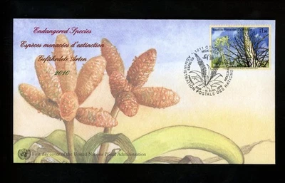Postal History UN FDC G #513 UNPA Endangered Species Animal Boojum Tree 2010 - Image 1 of 2