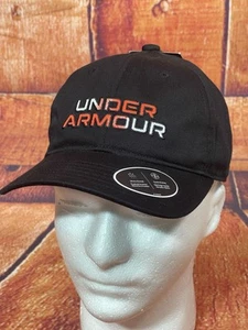 Under Armour Kids Cap/Youth Branded Logo Hat Cap- Black/Red OSFM - Picture 1 of 7