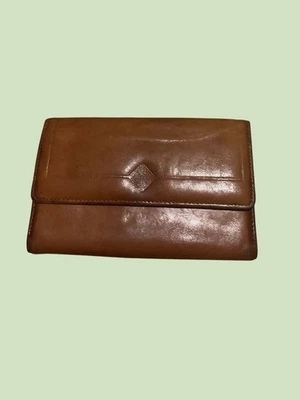 Cartera de Colección Wms Princesa Gardner Cuero de Vaca Cierre de Beso Monedero Marrón Foto Foto 1 de 4