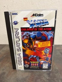 X-MEN CHILDREN OF THE ATOM (SEGA SATURN) CIB W/ MANUAL, POSTER & REG (WBP020157)
