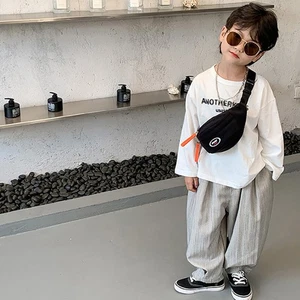 Children's Chest Bag One Shoulder Crossbody Fanny Pack Polyester Diagonal Ba _ko - Picture 1 of 17