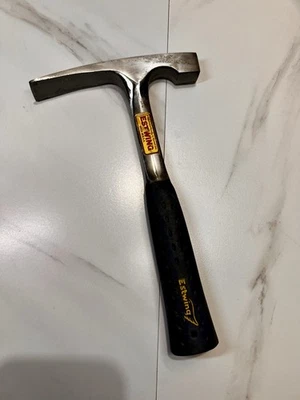 Astilladora de escoria soldador Estwing/recogida de roca mango de martillo EE. UU. De colección Foto 1 de 4