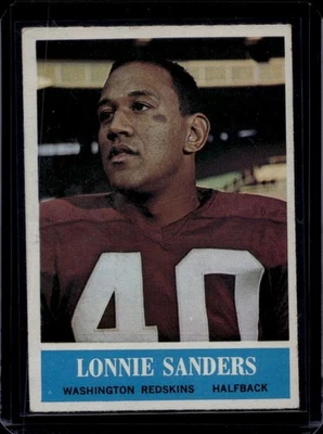 1964 Philadelphia Football Set Break #193 Lonnie Sanders, Vg - Image 1 of 2