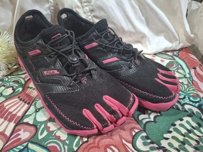 Fila SkeleToes Water Shoes Women's Size 9 Pink Black Hiking Minimalist Sneakers - Image 1 of 4