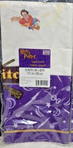 NEW Harry Potter Sorcerer's Stone QUIDDITCH Table Cover Tablecloth 2001 VINTAGE - Picture 1 of 4