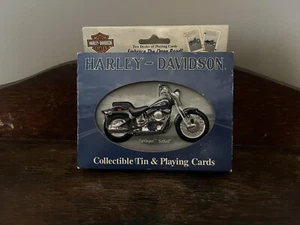 Harley Davidson Bicycle Playing Cards in Collectible Tin - Picture 1 of 4