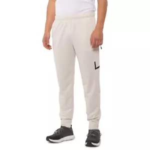 ASICS Athletic Pants Mens Size XLarge Beige French Terry Knit Joggers Pants New - Picture 1 of 3