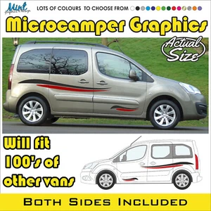 CITROEN BERLINGO MICROCAMPER Autocaravana Cámper Calcomanías Adhesivas Vinilo Gráficos 029 - Imagen 1 de 4