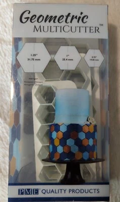PME GMC104  Geometric MultiCutter Hexagon shape, 3 sizes Standard White - Image 1 of 4