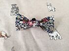 Dog bow tie "flora" 100% of the cost of item goes to Schnauzerfest Charity