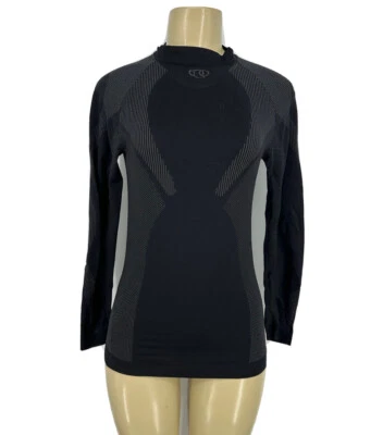 Pearl Izumi Ciclismo Atlético Cuello Alto Camiseta Mujer Pequeña Ajustada Manga Larga MN Foto 1 de 4