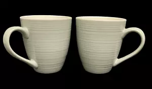 Dowan Übergröße Kaffeebecher 2er Set oder Ersatz grau mit grünem Unterton - Bild 1 von 9
