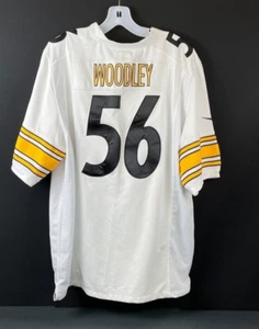 Pittsburgh Steelers NFL Nike OnField Jersey Lamar Woodley #56 Size XL White, EUC - Picture 1 of 3