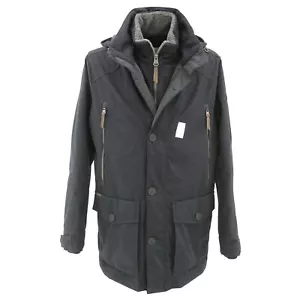 CAMEL ACTIVE Herren Wetter Winterjacke Parka Trenchcoat marineblau 26135 - Picture 1 of 7