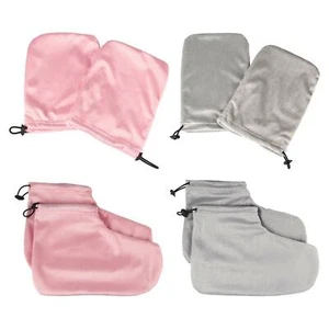 Paraffin Wax Mitts for Hands Feet Infrared Machine Skin Care Wax Booties - Picture 1 of 10