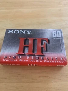 SONY HF High Fidelity 60 Minute Blank Cassette Tapes New - Picture 1 of 2