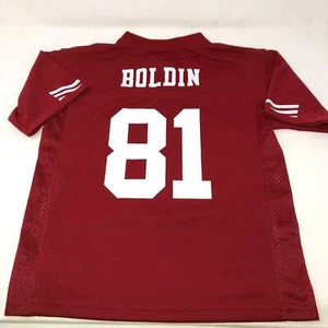 San Francisco 49ers Anquan Boldin NFL Team Apparel Jersey Boys Size Medium - Picture 1 of 4