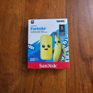 SanDisk Fortnite Portable SSD, Peely Edition - 2TB SDSSDE30-2T00-G25F - Picture 1 of 2