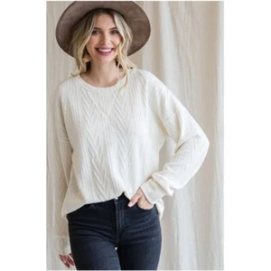 Neu mit Etikett - Vimpunec Damen-Strickpullover mit Rundhalsausschnitt - L - Bild 1 von 11