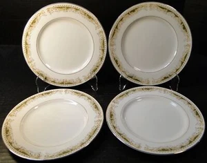 Signature Collection Queen Anne Salad Plates 7 3/4" Set of 4 Excellent - Picture 1 of 5